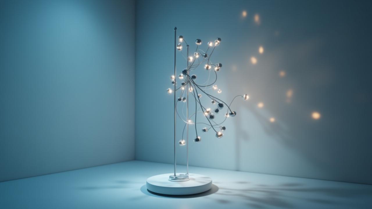 Kinetic Light Sculpture, a unique artistic conversation starter